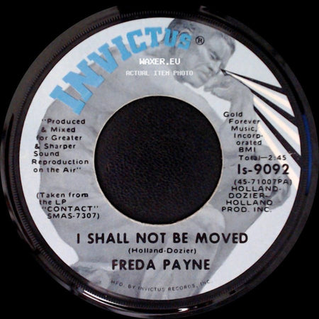 Freda Payne - I Shall Not Be Moved / Bring The Boys Home side A