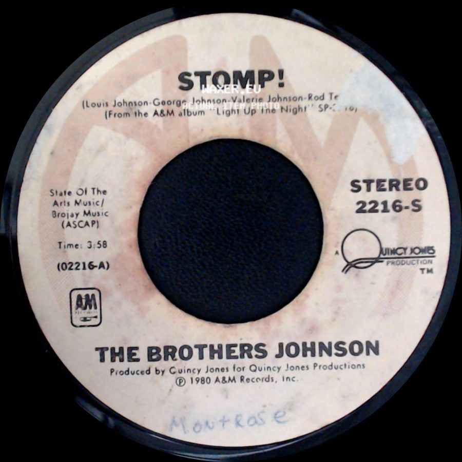 The Brothers Johnson - Stomp! / Let's Swing side A