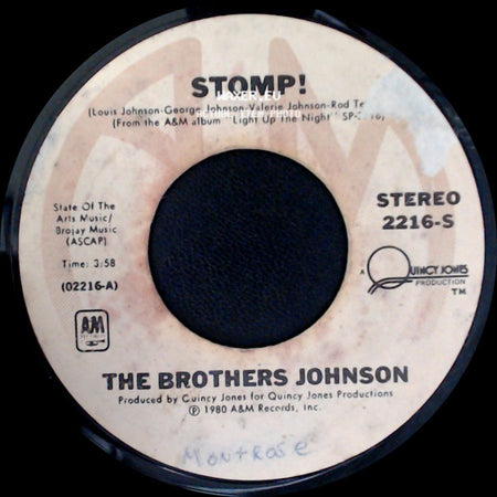 The Brothers Johnson - Stomp! / Let's Swing side A