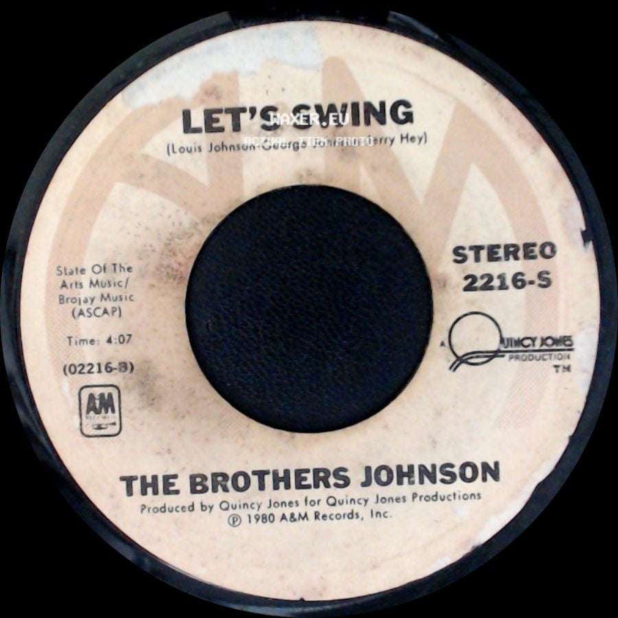 The Brothers Johnson - Stomp! / Let's Swing side B