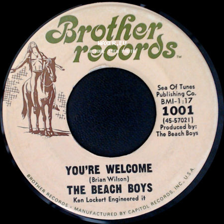 The Beach Boys - You're Welcome / Heroes And Villains side A