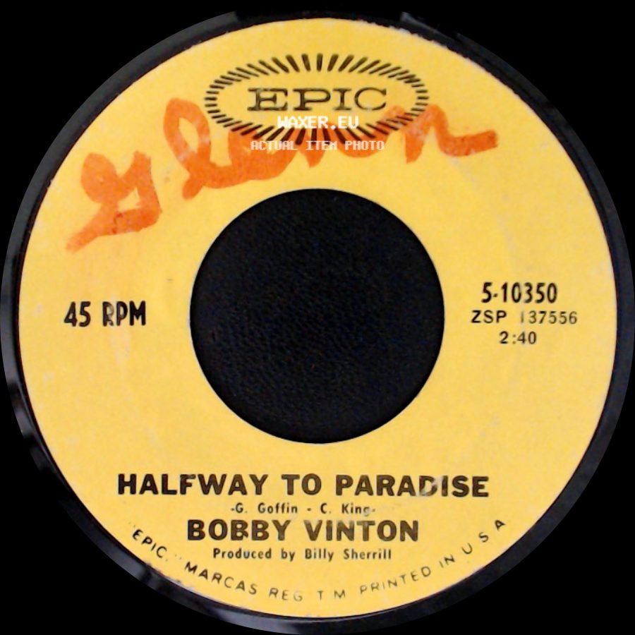 Bobby Vinton - Halfway To Paradise / (My Little) Christie side A