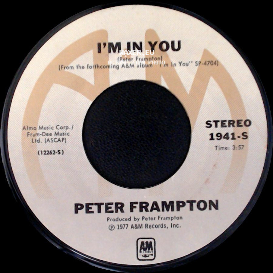 Peter Frampton - I'm In You / St. Thomas (Know How I Feel) side A