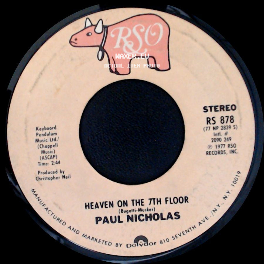 Paul Nicholas - Heaven On The 7Th Floor / Do You Want My Love side A