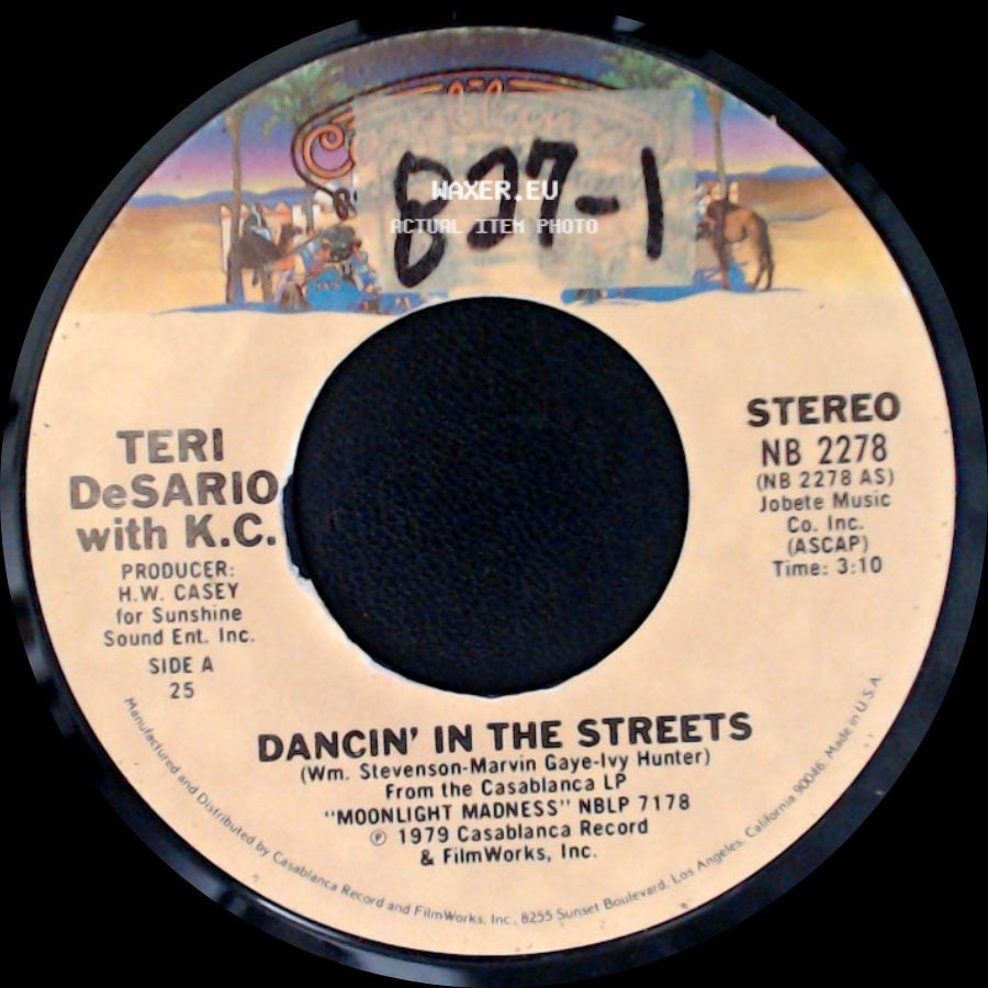 Teri Desario With K.C. - Dancin' In The Streets / Moonlight Madness side A