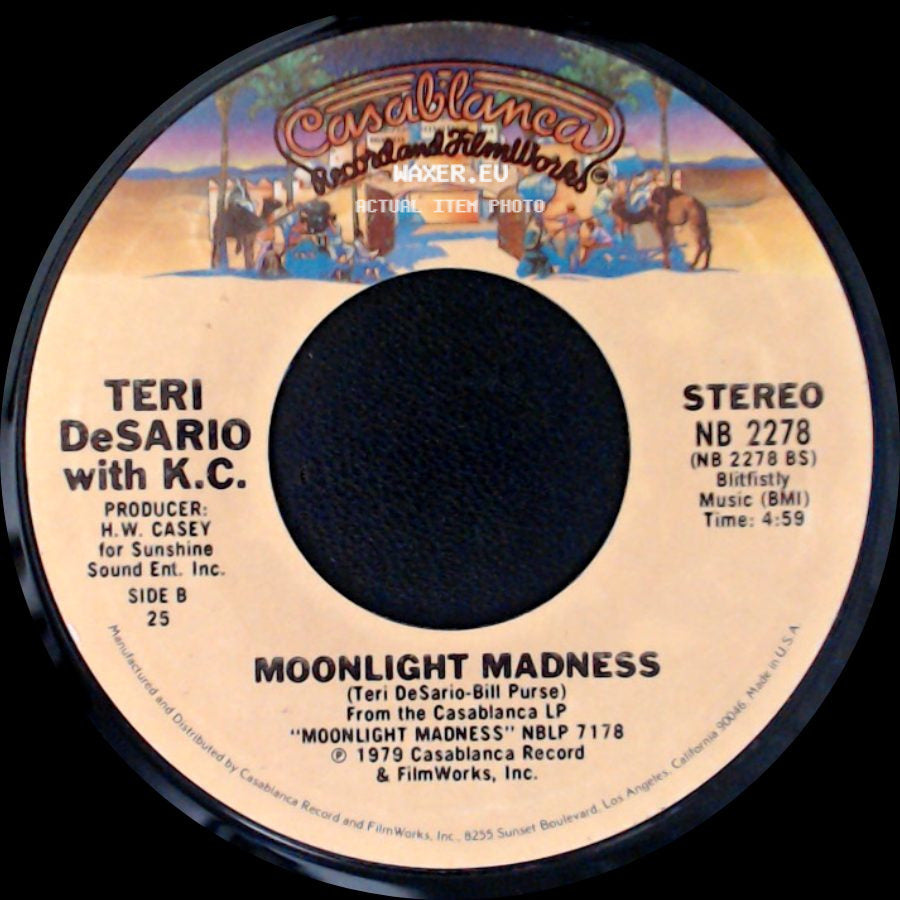 Teri Desario With K.C. - Dancin' In The Streets / Moonlight Madness side B