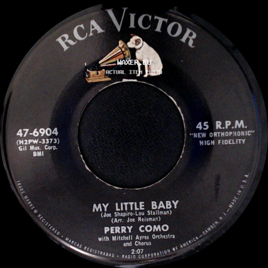 Perry Como - My Little Baby / The Girl With The Golden Braids side A