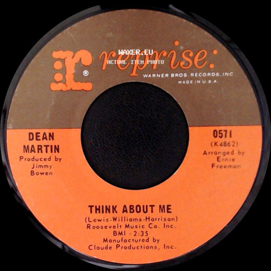 Dean Martin - Think About Me / Lay Some Happiness On Me side A