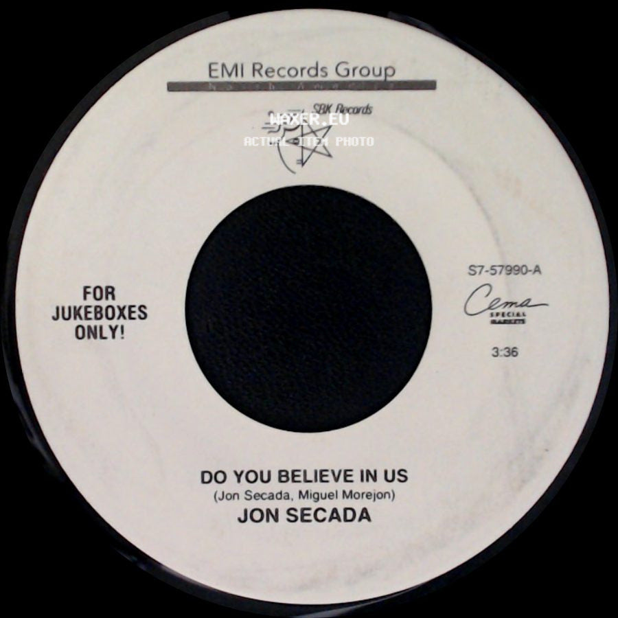Jon Secada - Do You Believe In Us / Misunderstood side A