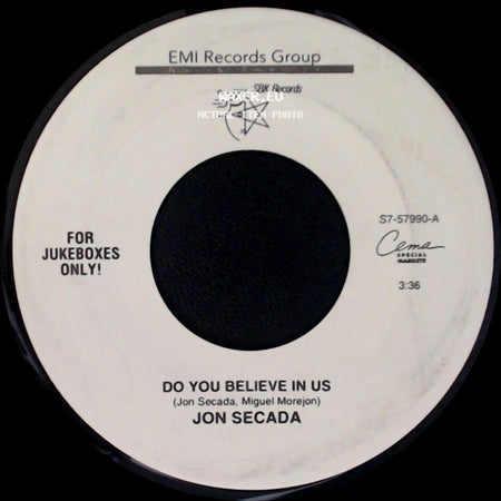 Jon Secada - Do You Believe In Us / Misunderstood side A