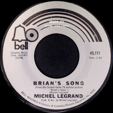 Michel Legrand - Theme From "The Go-Between" / Brian's Song side B