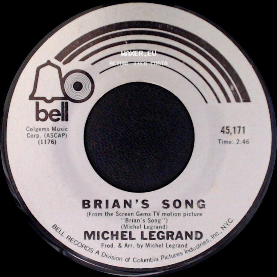 Michel Legrand - Theme From "The Go-Between" / Brian's Song side B