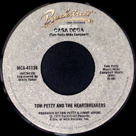 Tom Petty And The Heartbreakers - Don't Do Me Like That / Casa Dega side B
