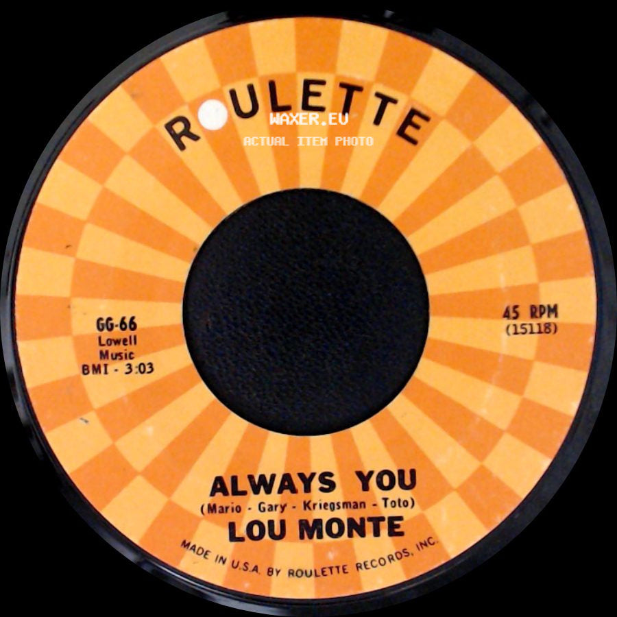 Lou Monte - Dominick The Donkey / Always You side B