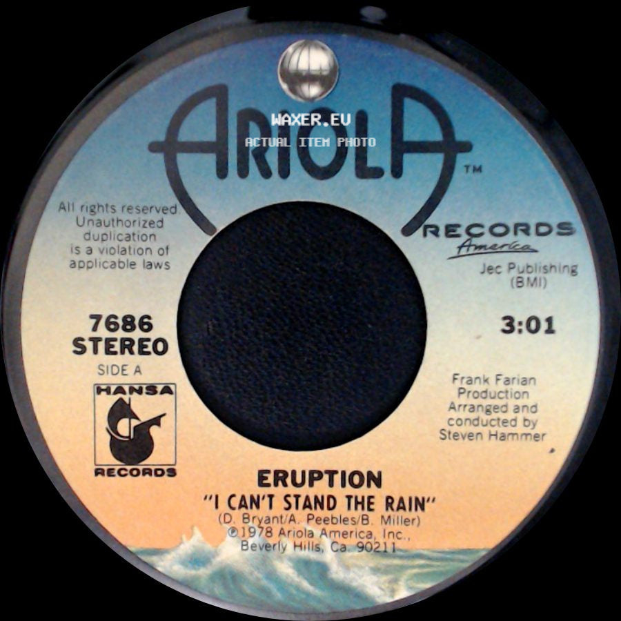 Eruption - I Can't Stand The Rain / Be Yourself side A