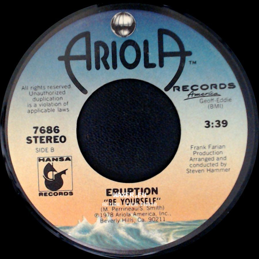 Eruption - I Can't Stand The Rain / Be Yourself side B