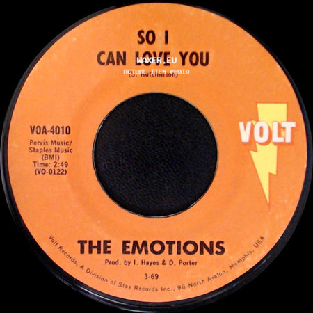 The Emotions - So I Can Love You / Got To Be The Man side A
