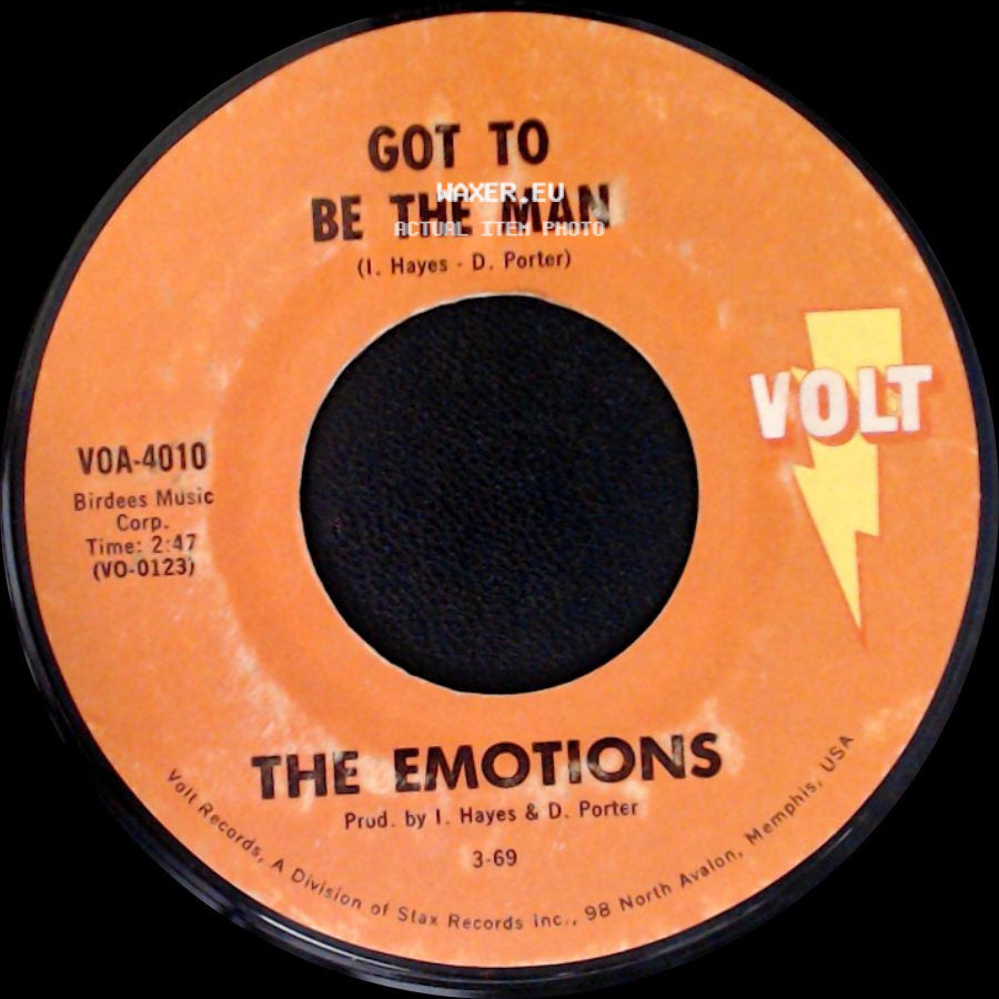 The Emotions - So I Can Love You / Got To Be The Man side B