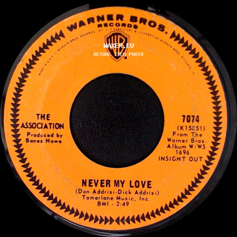 The Association - Requiem For The Masses / Never My Love side B