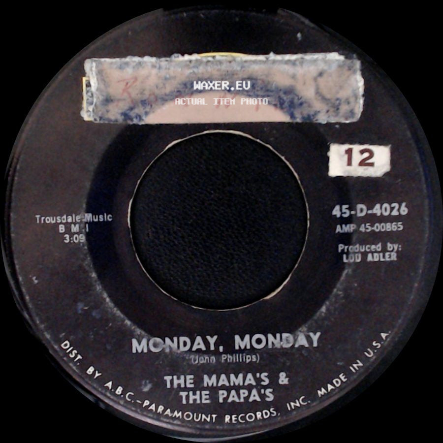 The Mama's & The Papa's - Monday, Monday / Got A Feelin' side A