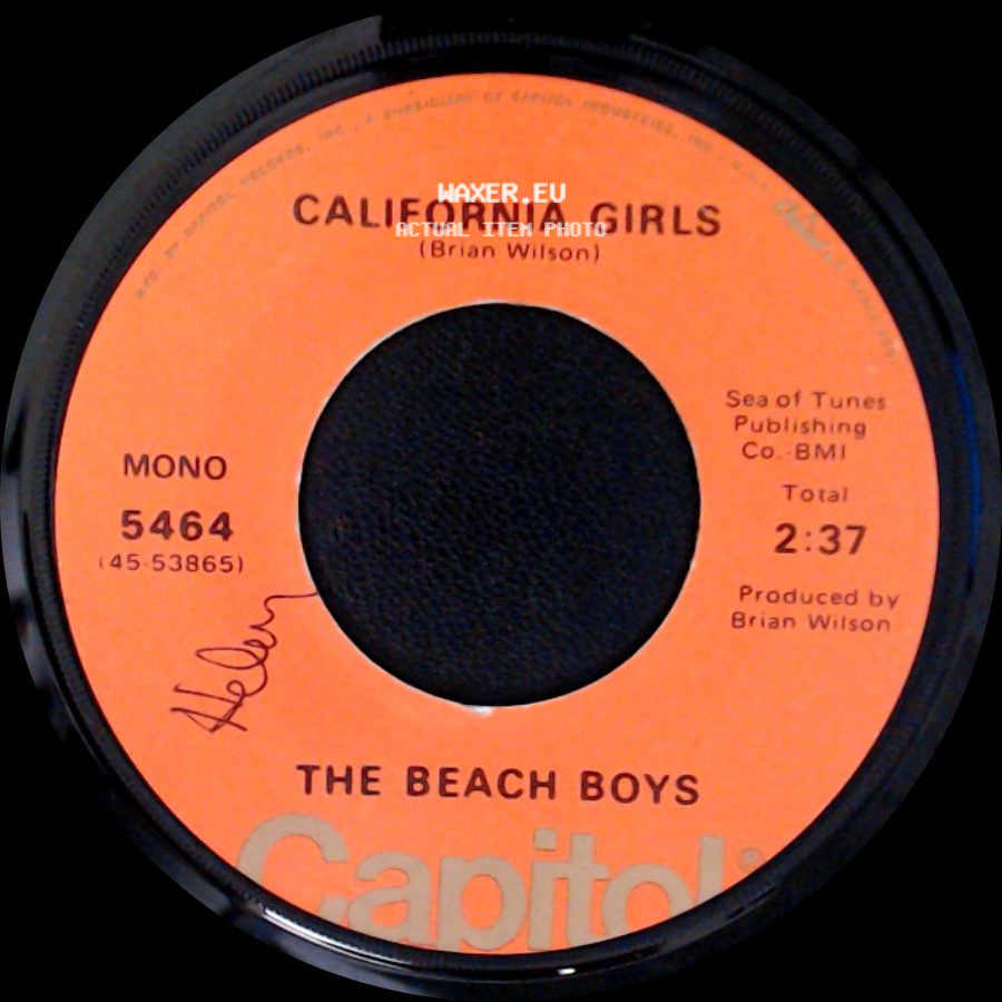 The Beach Boys - Let Him Run Wild / California Girls side B