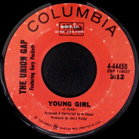 The Union Gap Featuring Gary Puckett - Young Girl / I'm Losing You side A