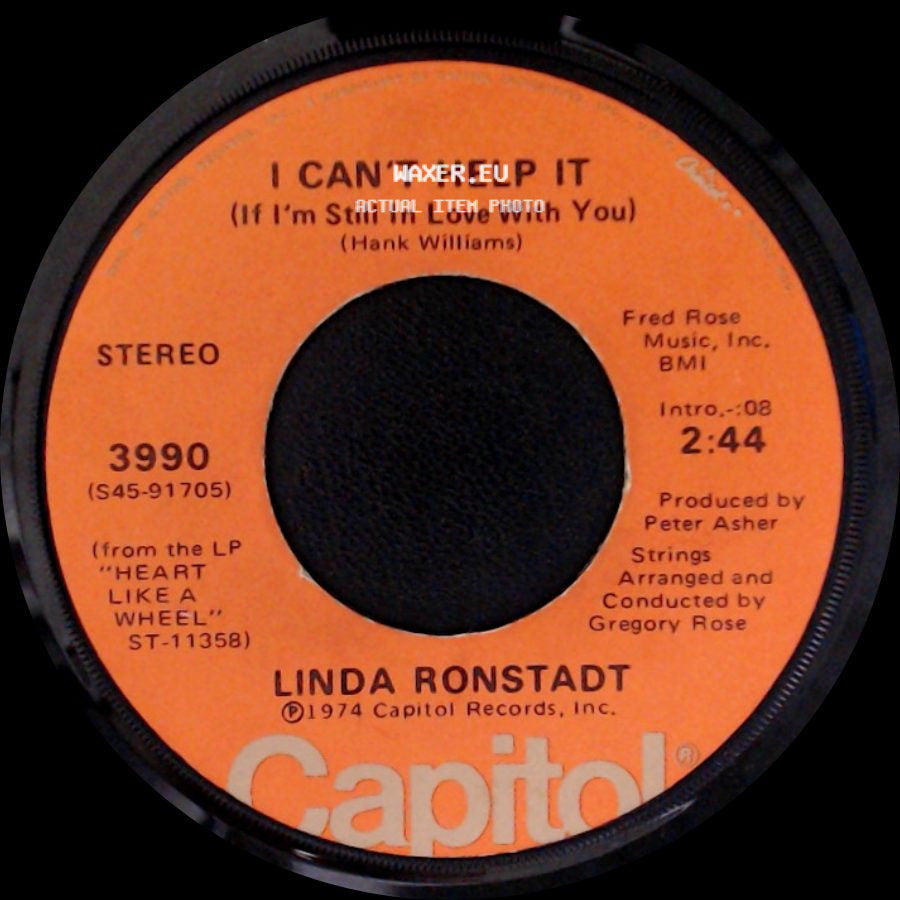 Linda Ronstadt - I Can't Help It (If I'm Still In Love With You) / You're No Good side A