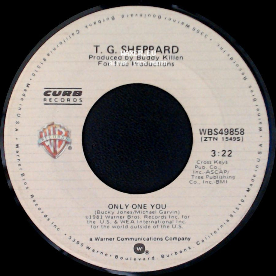 T. G. Sheppard - We Belong In Love Tonight / Only One You side B