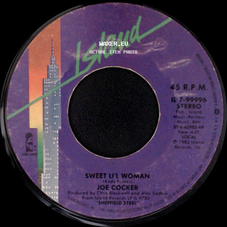 Joe Cocker / Joe Cocker And Jennifer Warnes - Sweet Li'l Woman / Up Where We Belong side A