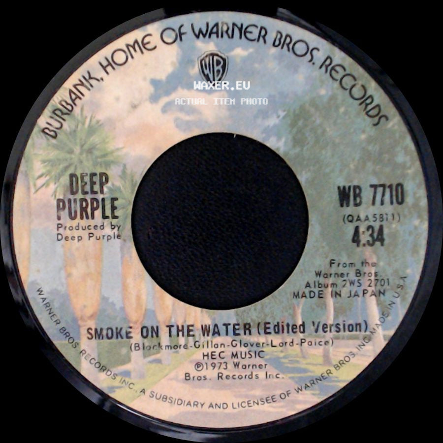 Deep Purple - Smoke On The Water (Edited Version) / Smoke On The Water (Edited Version) side A