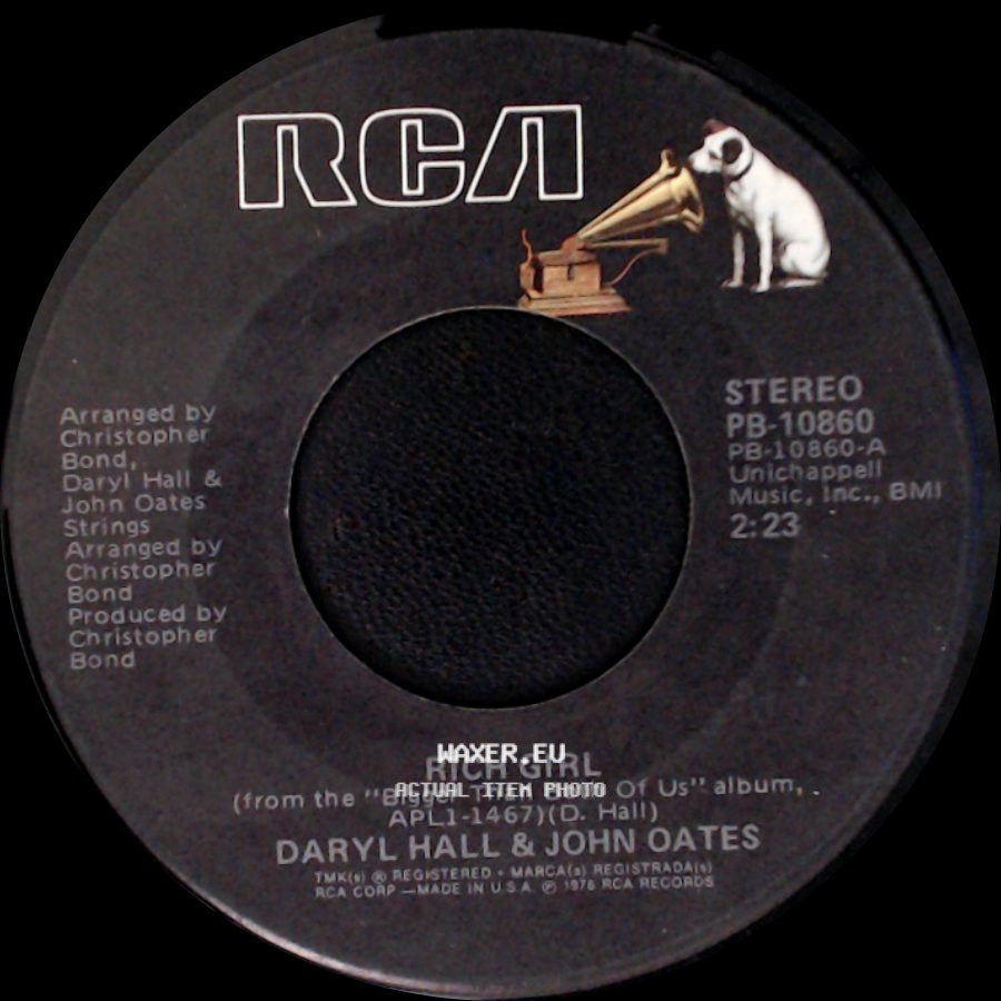Daryl Hall & John Oates - London Luck & Love / Rich Girl side B