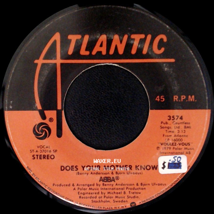 Abba - Kisses Of Fire / Does Your Mother Know side B