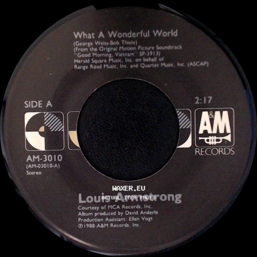 Louis Armstrong / Wayne Fontana & The Mindbenders - What A Wonderful World / Game Of Love side A