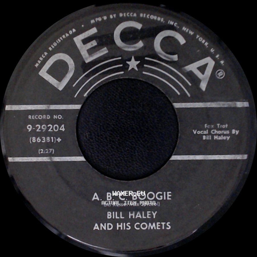 Bill Haley And His Comets - Shake, Rattle And Roll / A.B.C. Boogie side B