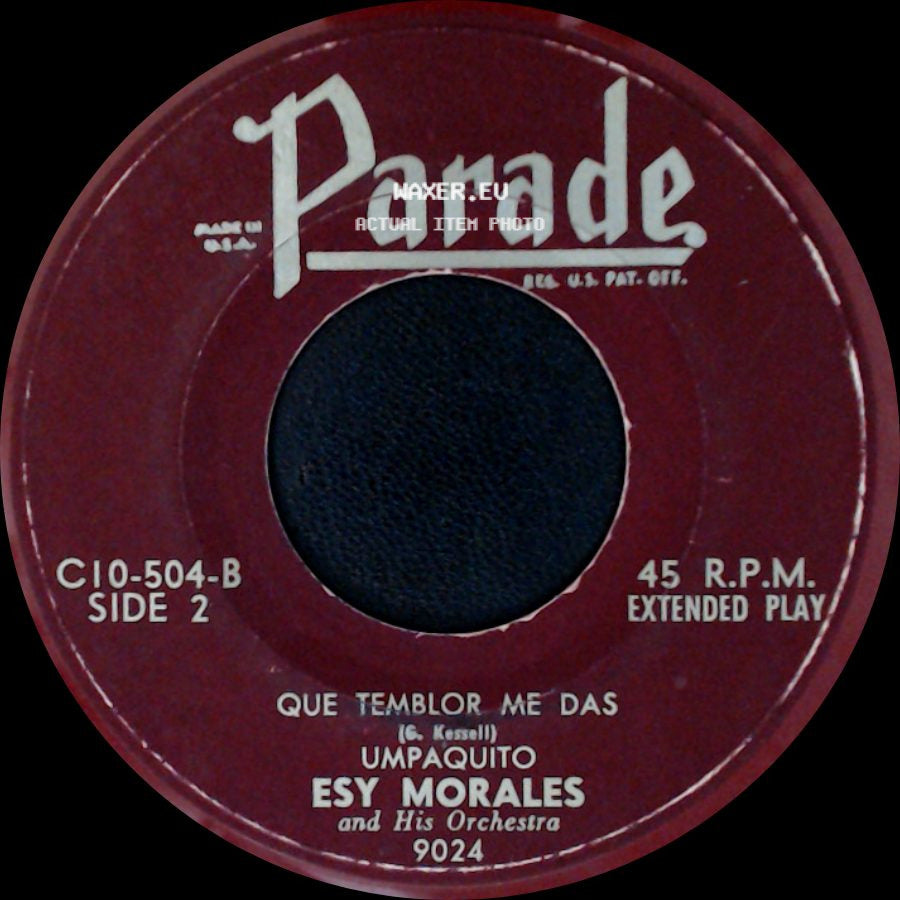 Esy Morales And His Orchestra - Walter Winchell Rhumba / Rhumba Rhapsody / Que Temblor Me Das side B