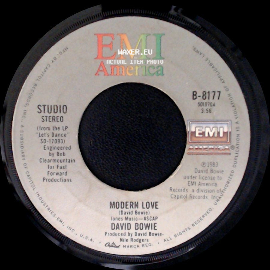 David Bowie - Modern Love / Modern Love side B