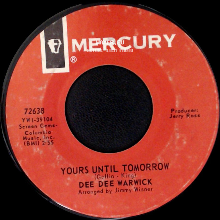 Dee Dee Warwick - I'm Gonna Make You Love Me / Yours Until Tomorrow side B