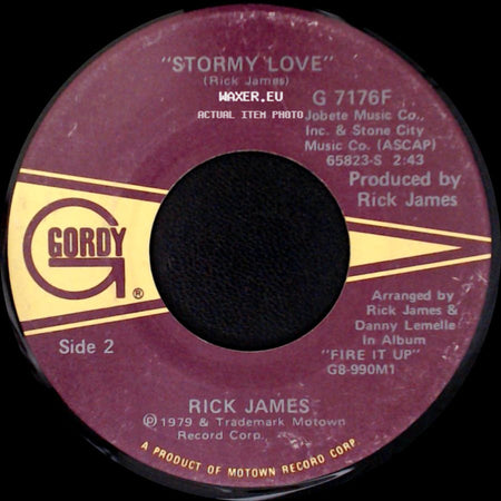 Rick James - Love Gun / Stormy Love side B