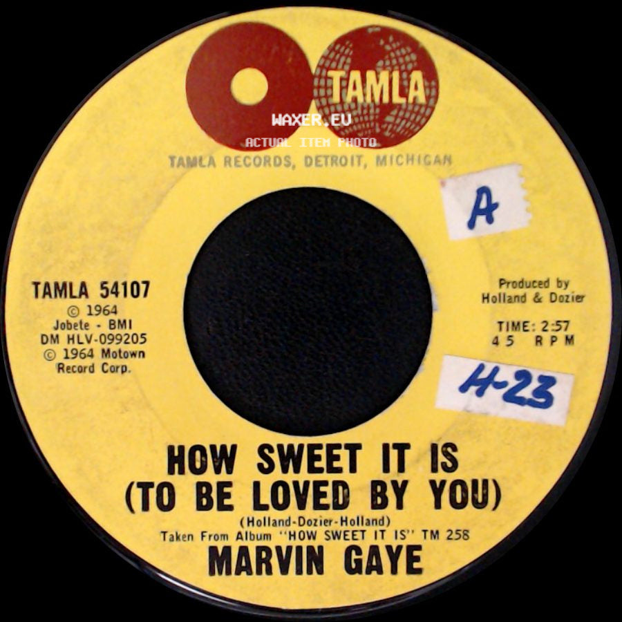 Marvin Gaye - How Sweet It Is (To Be Loved By You) / Forever side A