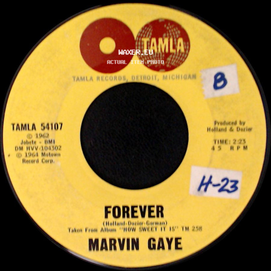 Marvin Gaye - How Sweet It Is (To Be Loved By You) / Forever side B