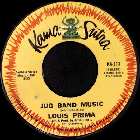 Louis Prima - Bald Headed Lena / Jug Band Music side B