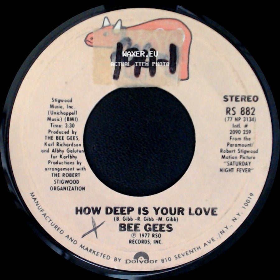 Bee Gees - Can't Keep A Good Man Down / How Deep Is Your Love side B