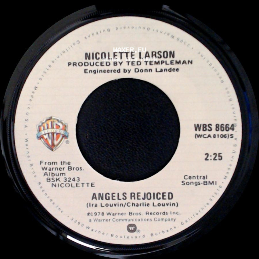 Nicolette Larson - Lotta Love / Angels Rejoiced side B
