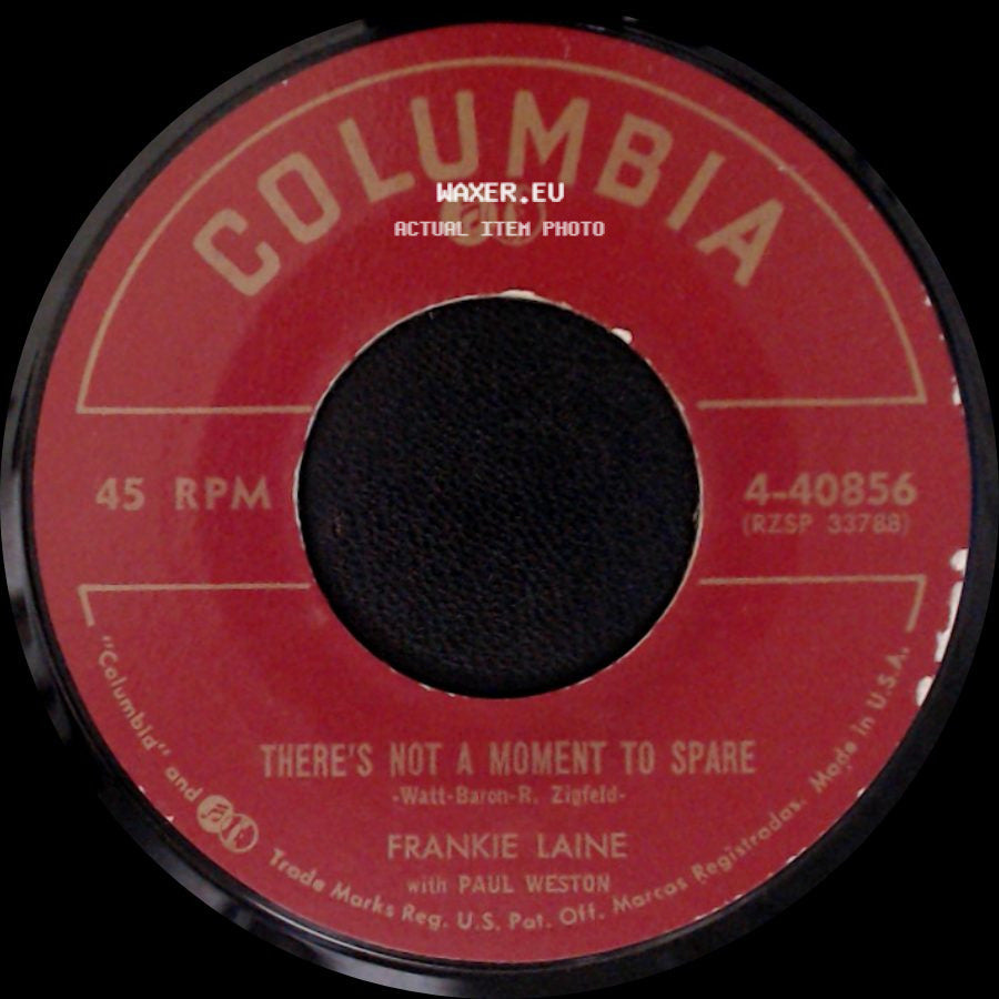 Frankie Laine - Love Is A Golden Ring / There's Not A Moment To Spare side B