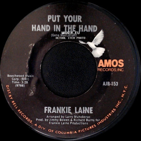 Frankie Laine - Put Your Hand In The Hand / Going To Newport side A