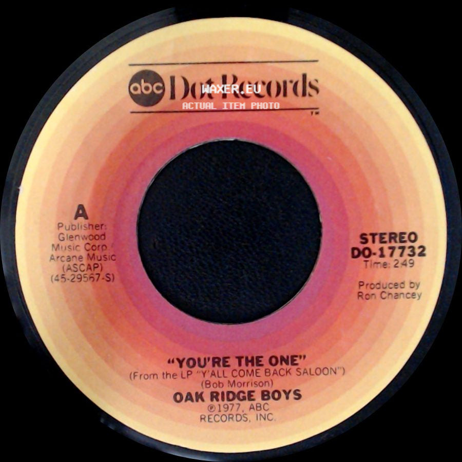 Oak Ridge Boys - You're The One / Morning Glory Do side A