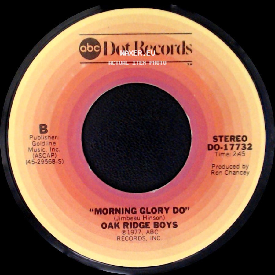 Oak Ridge Boys - You're The One / Morning Glory Do side B