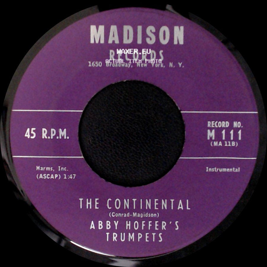 Abby Hoffer's Trumpets - Summertime / The Continental side B