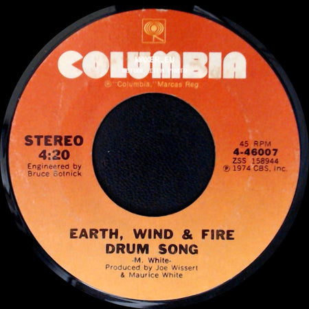 Earth, Wind & Fire - Drum Song / Mighty Mighty side A