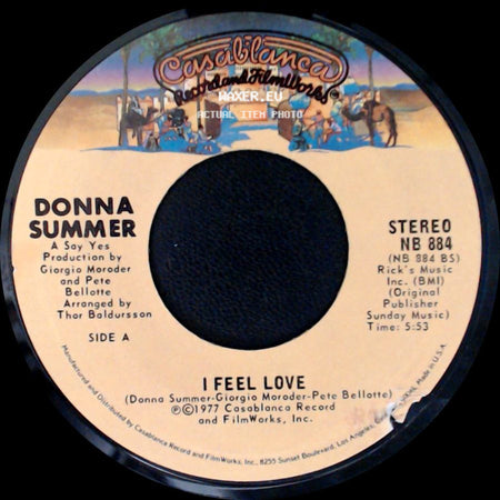 Donna Summer - I Feel Love / Can't We Just Sit Down (And Talk It Over) side A